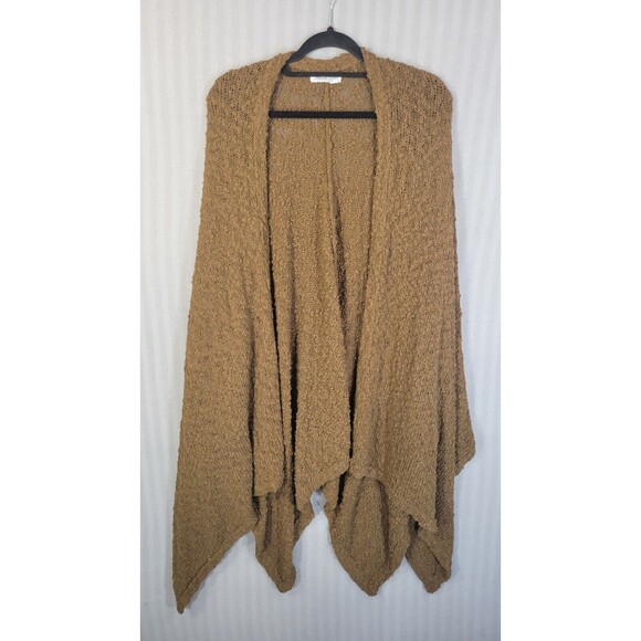 frozen light boutique lagenlook sweater wrap cape wool blend long length boho - Picture 1 of 6